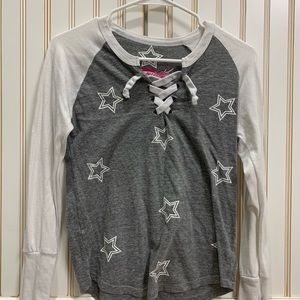 White and Gray long sleeves